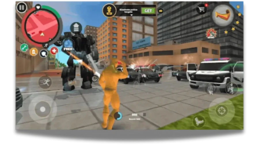 Download Rope Hero Vice Town Old Versions APK (v6.9.3v6.8.9)